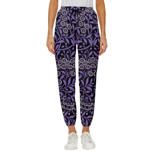 Moonlight Bloom Cropped Drawstring Pants