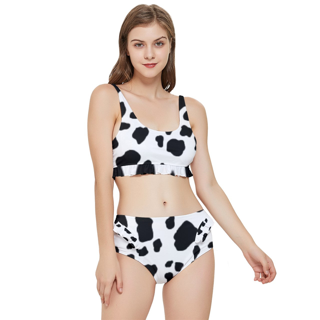 electric cowboi 2  Frilly Bikini Set