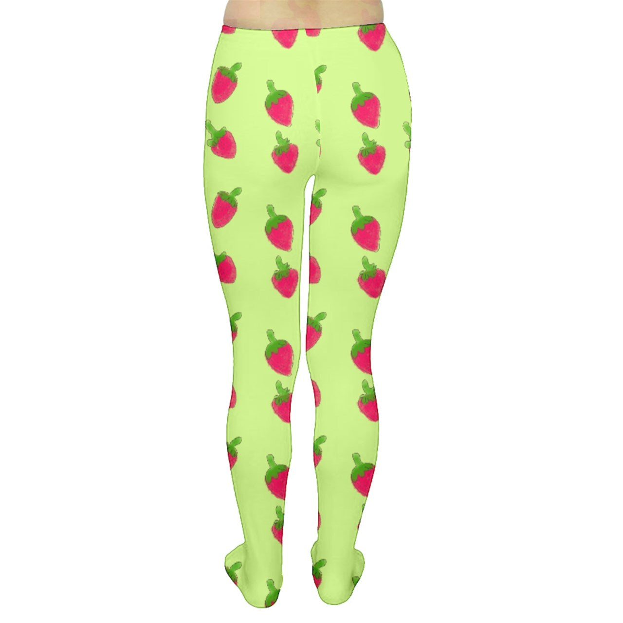 Watercolor Strawberries Tights