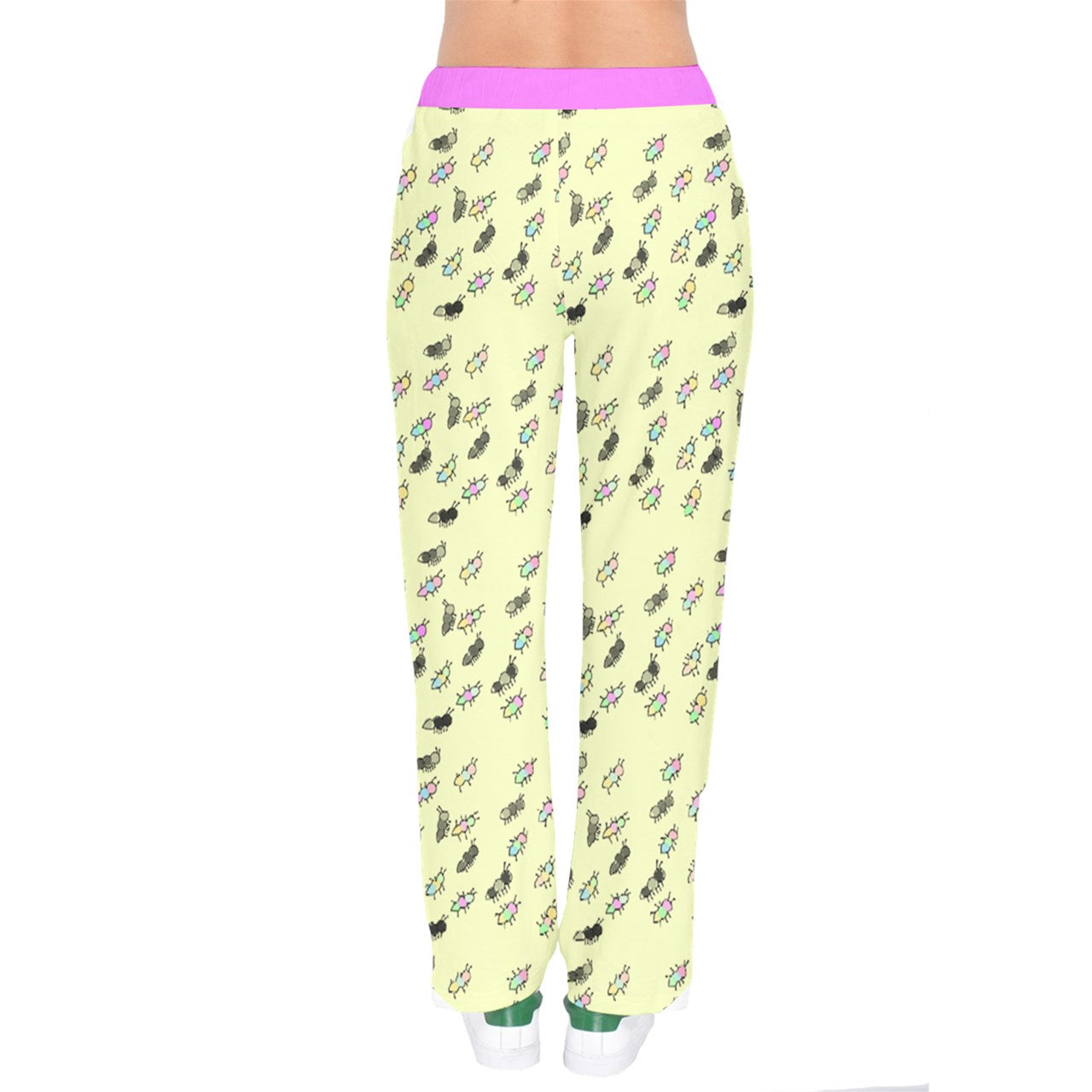 Watercolor Ant Party velvet Drawstring Pants