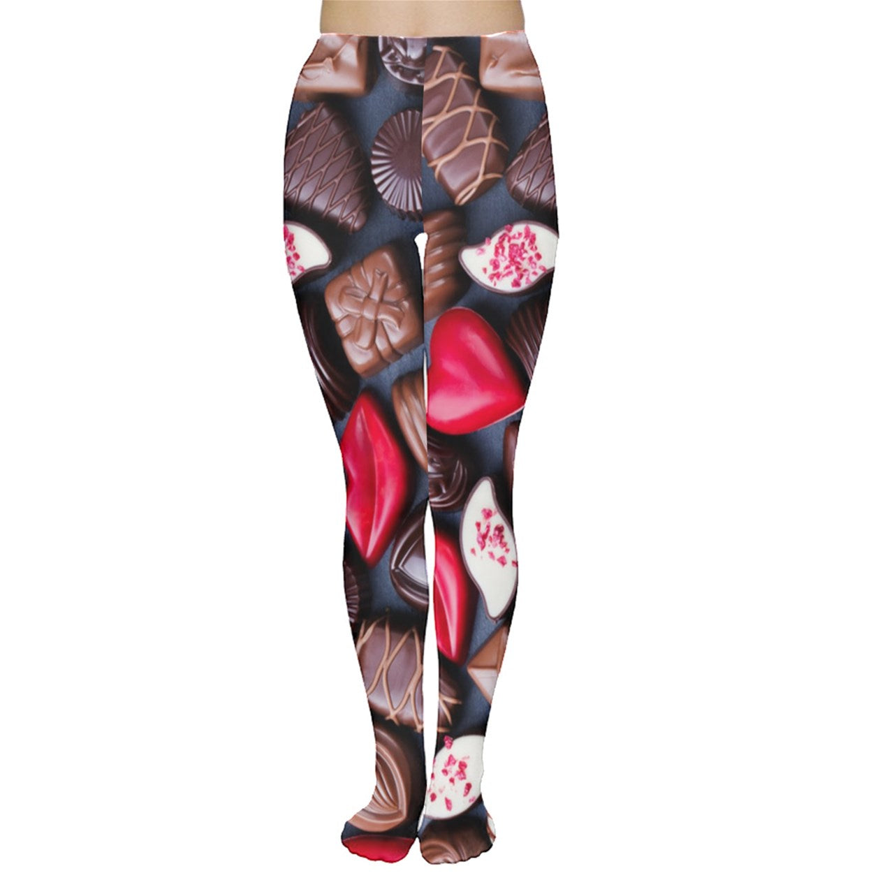 Chocolate Hearts Tights
