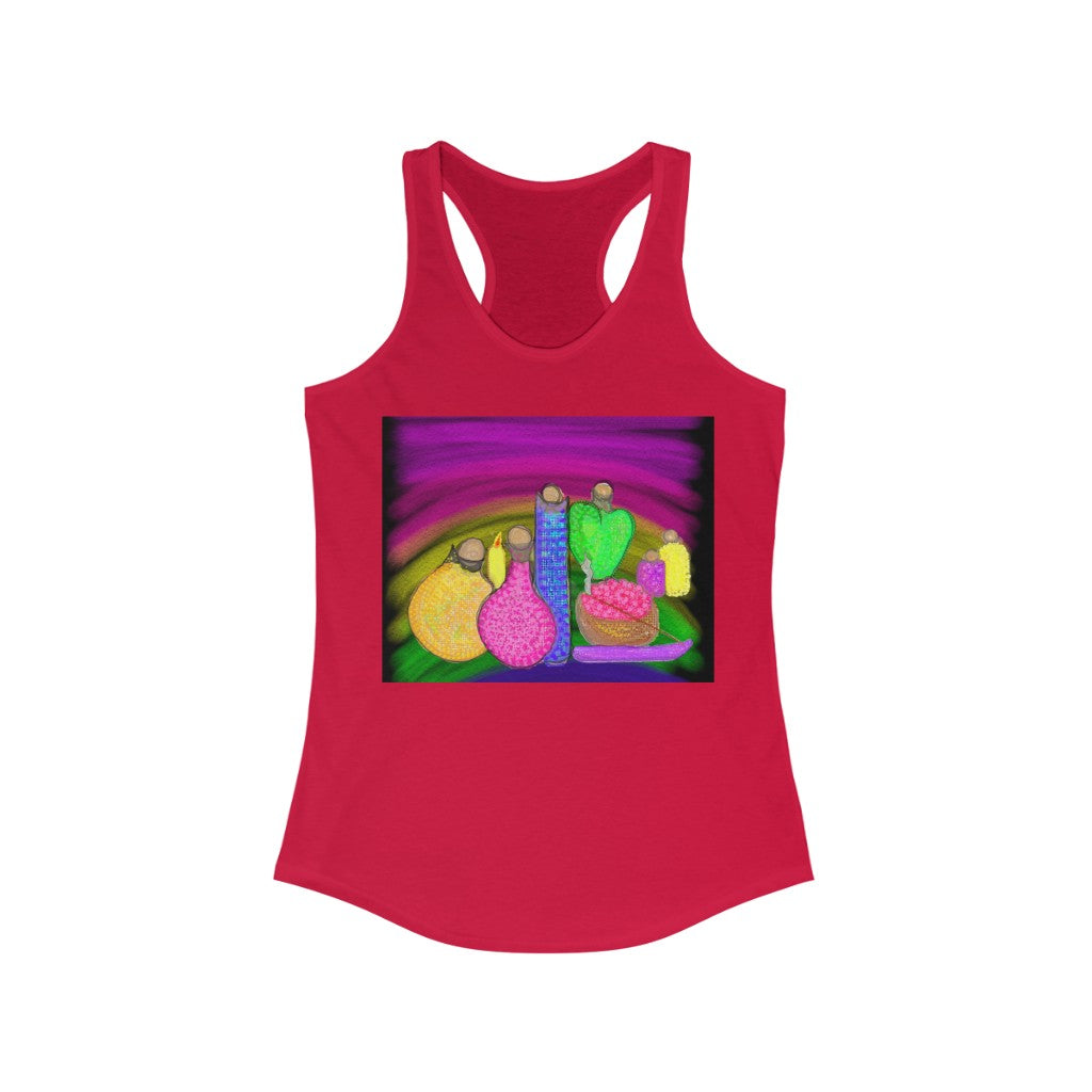 Crayon Potion Bottles Racerback Tank