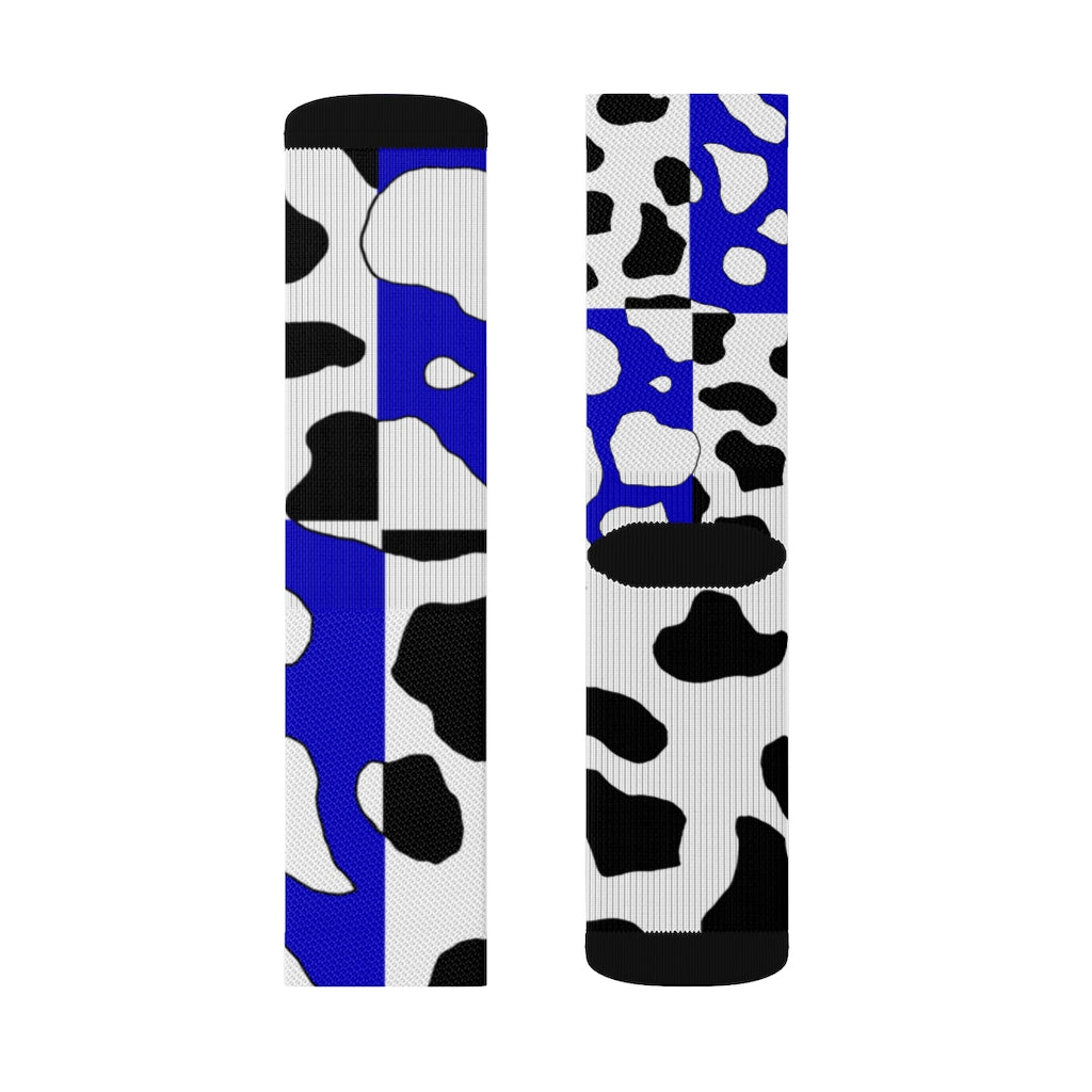 e-boy Blue Cowboi Sublimation Socks