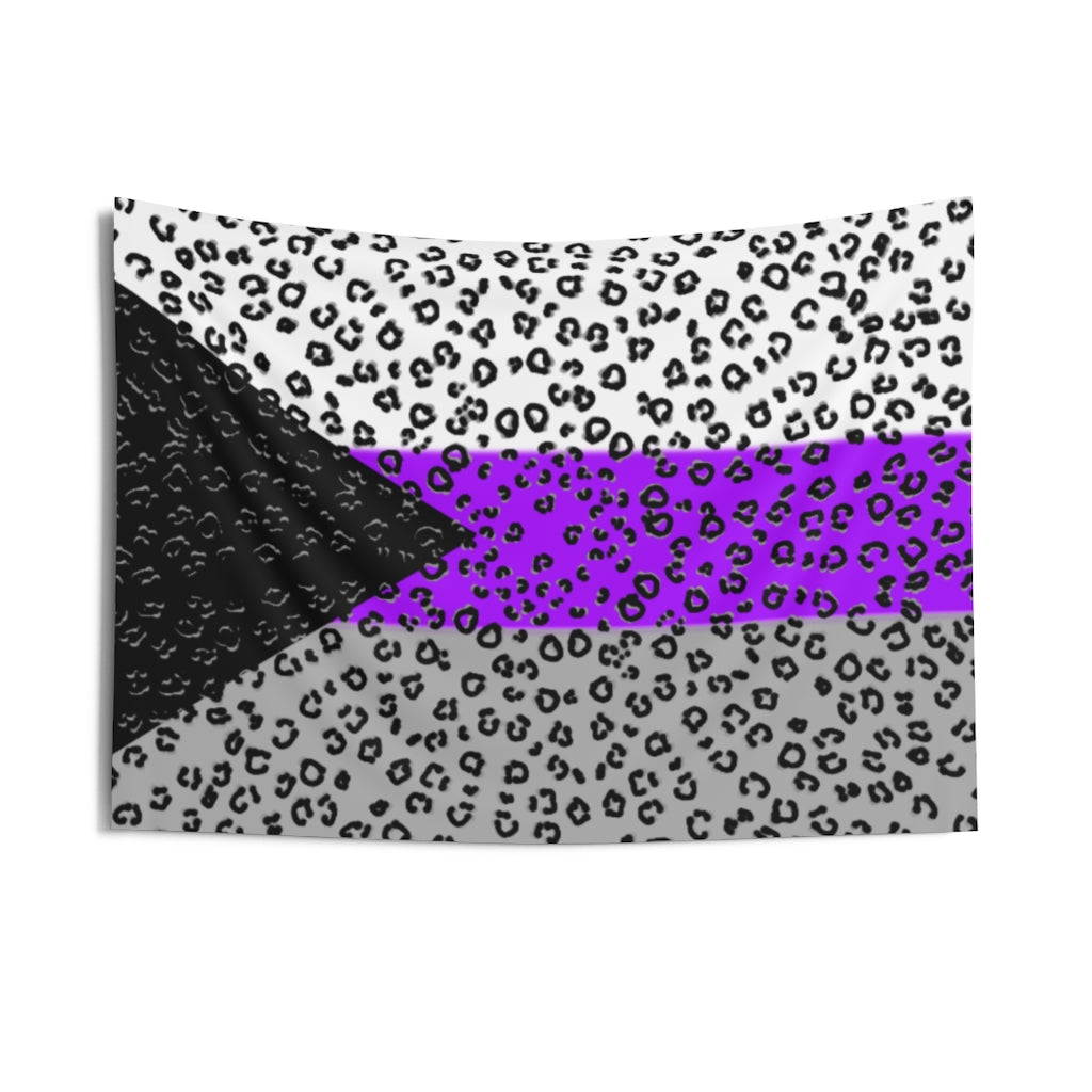 Demisexual Flag Cheetah Wall Tapestries