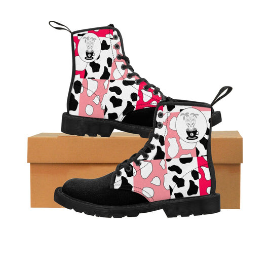 Cowboi Pink Small Sized Canvas Boots