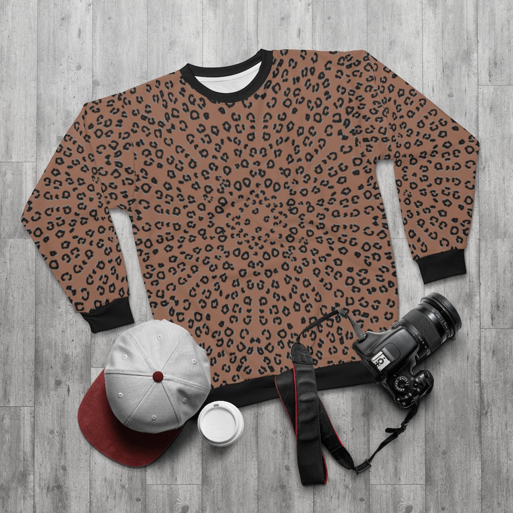 Brown Cheetah Sweatshirt