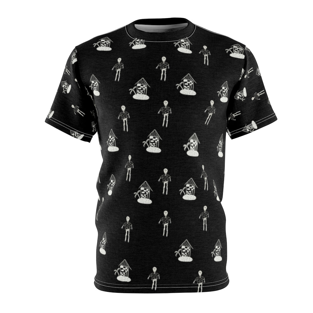 hawaiian skeleton Tee