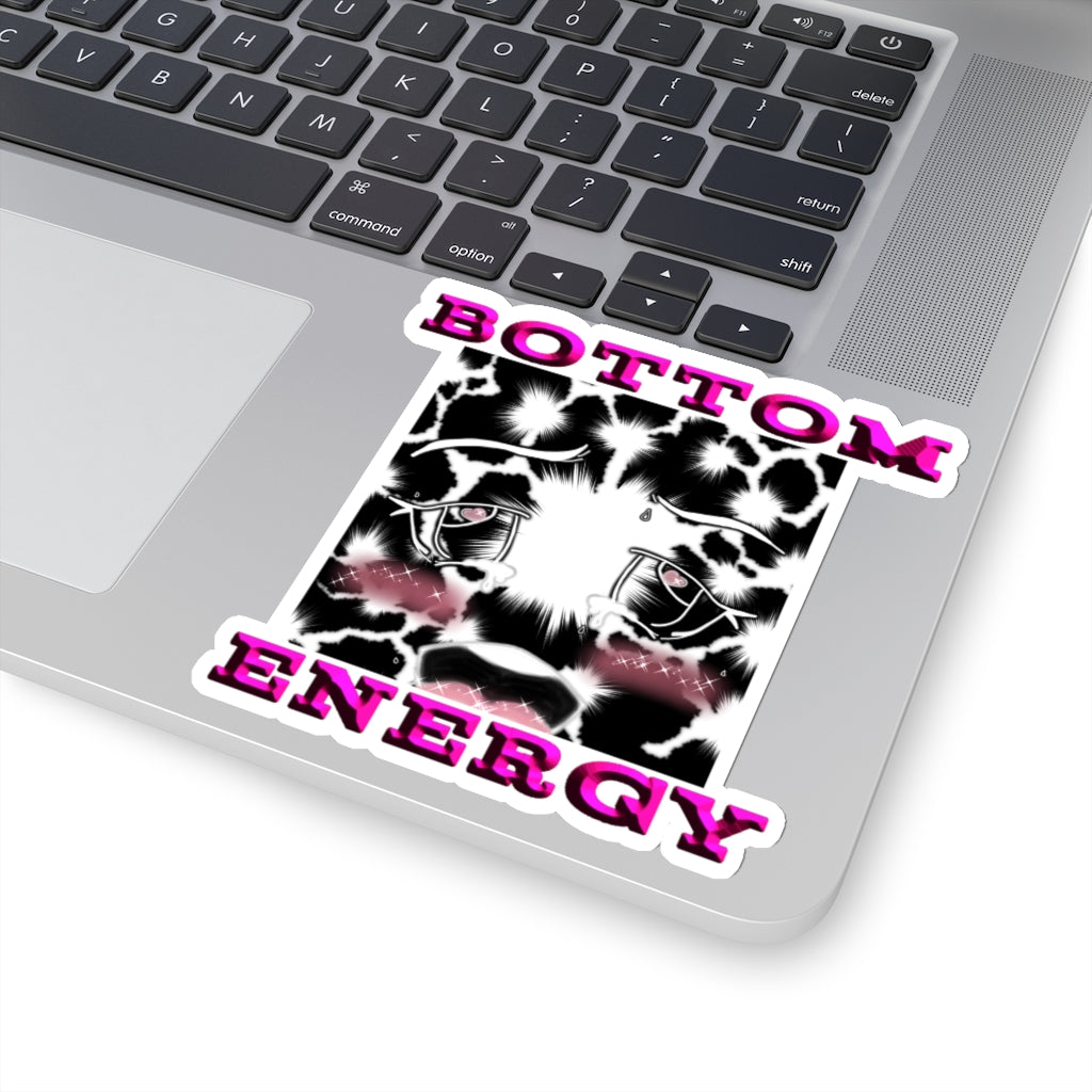 Bottom Energy Anime Face Kiss-Cut Stickers