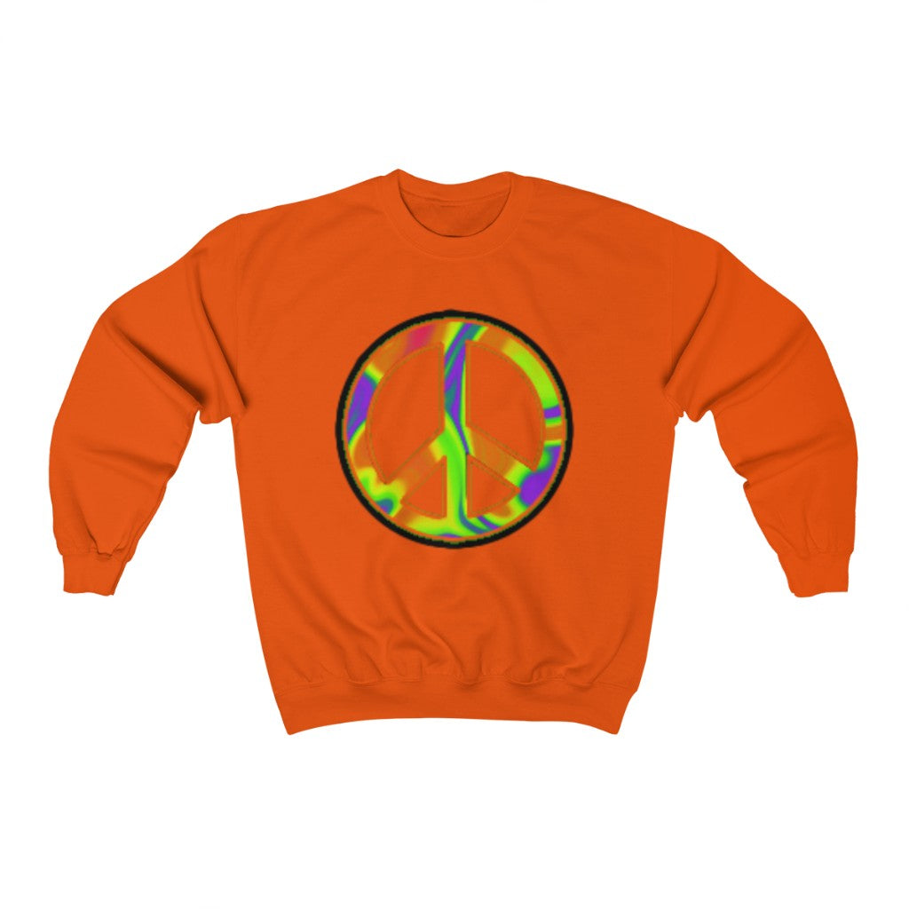pixel peace sigil Crewneck Sweatshirt