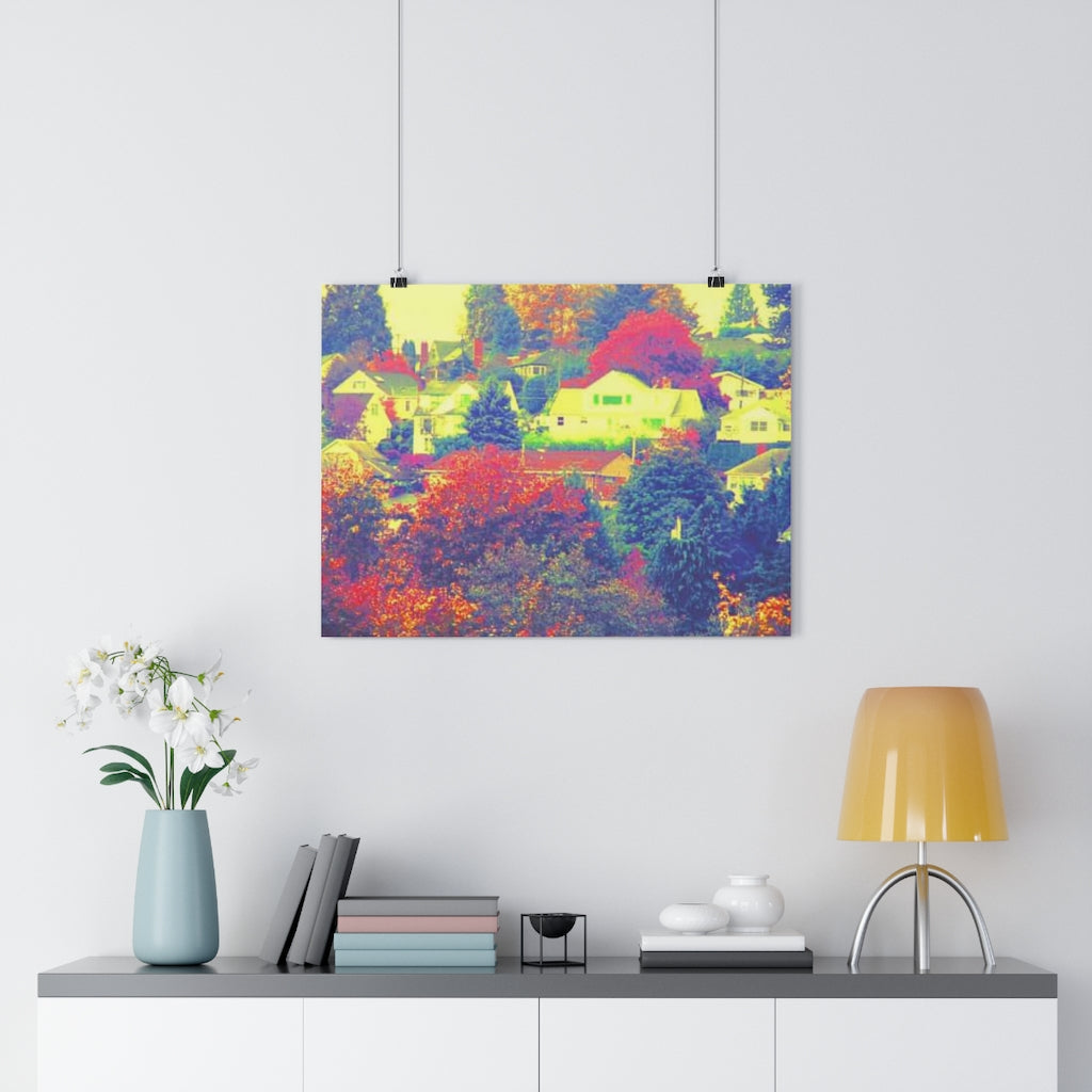 Autumn From The East Window Giclée Art Print