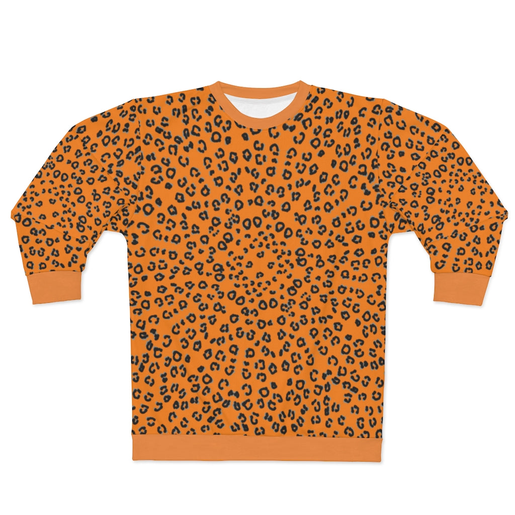 Orange Cheetah Sweatshirt