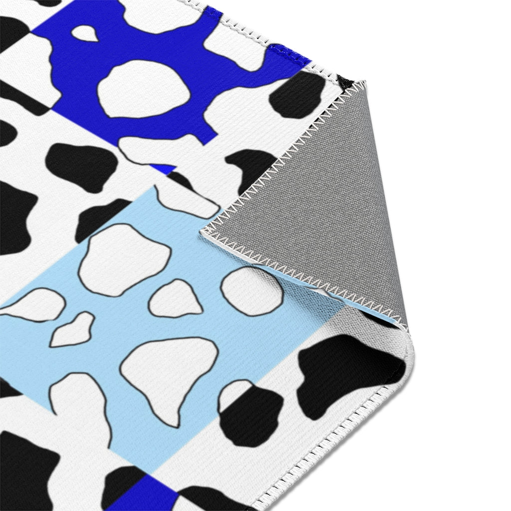 Cowboi Blue Area Rugs