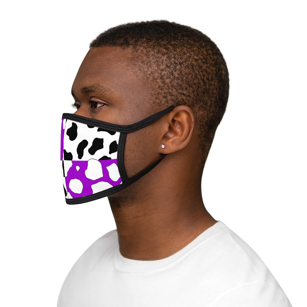 e-boy Purple Cowboi  Mixed-Fabric Face Mask