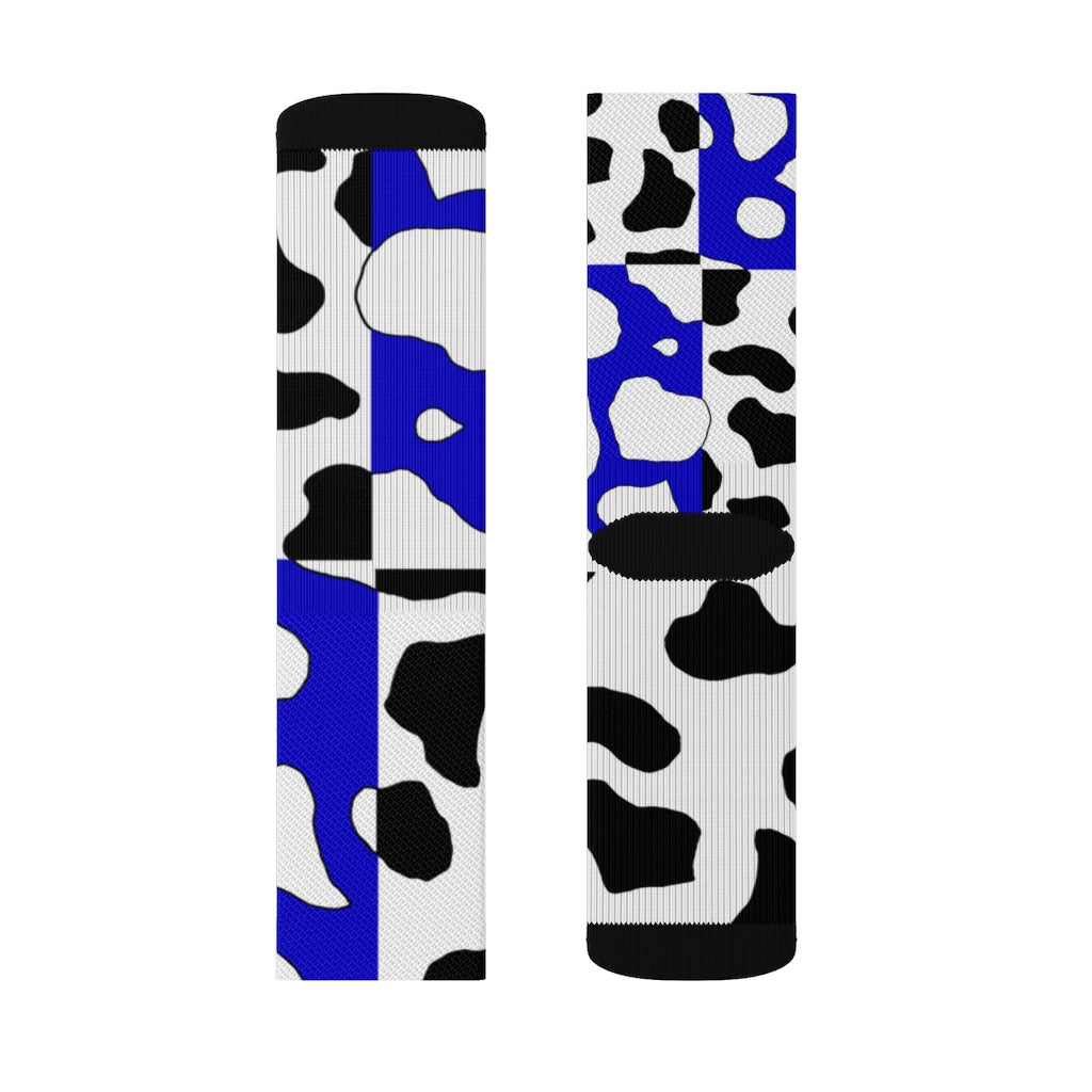 e-boy Blue Cowboi Sublimation Socks
