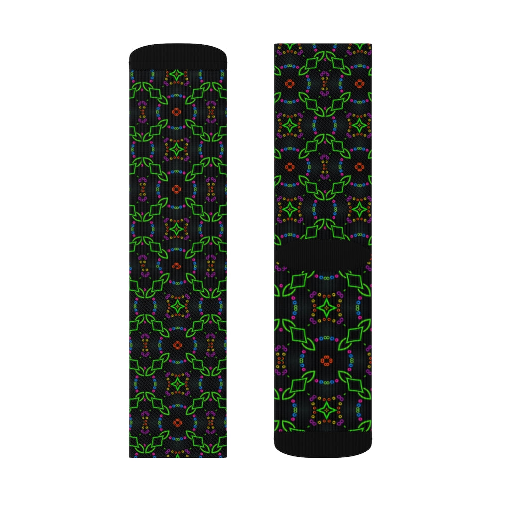 Neon Chainlink Sublimation Socks