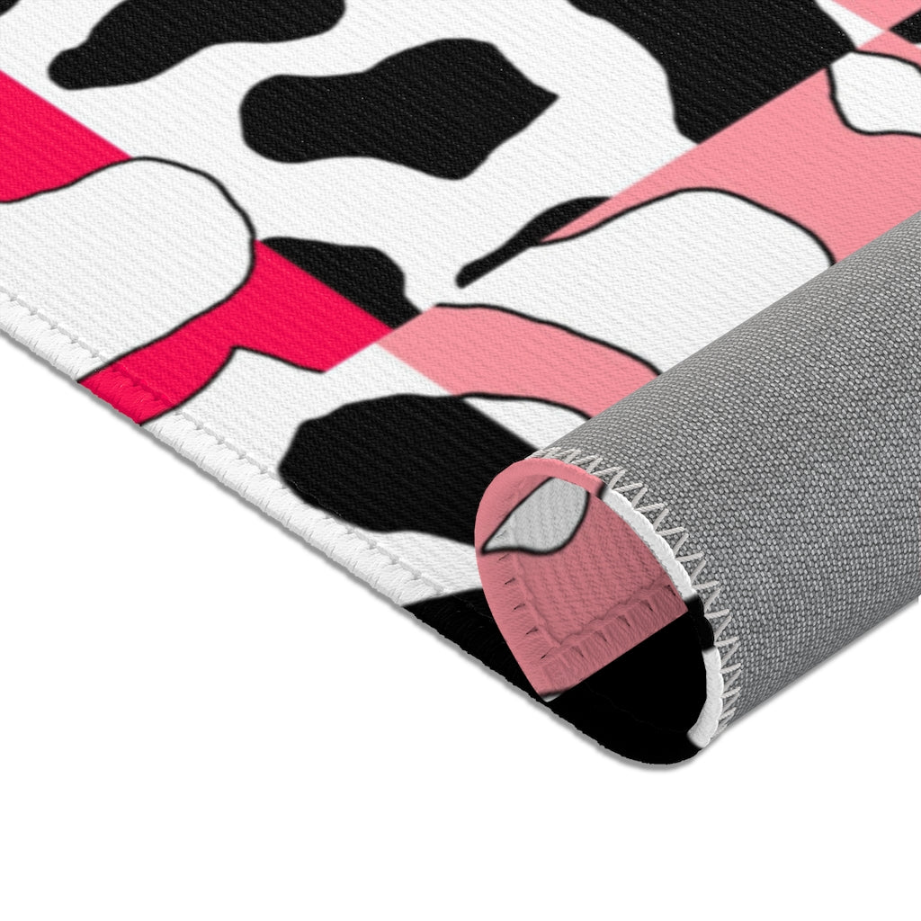 Cowboi Pink Area Rugs