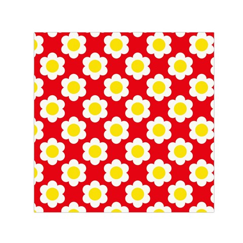 egg flower Small Satin Scarf