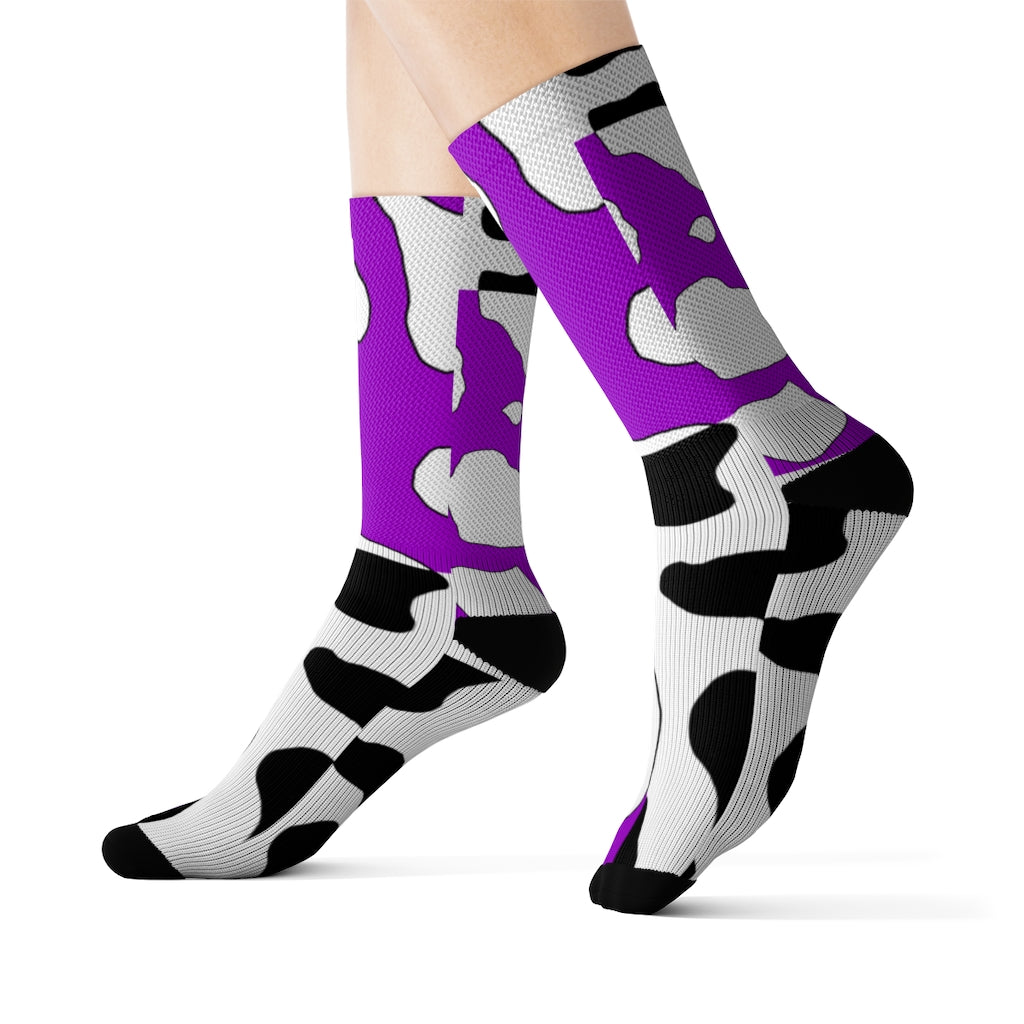 e-boi Purple Cowboi Sublimation Socks