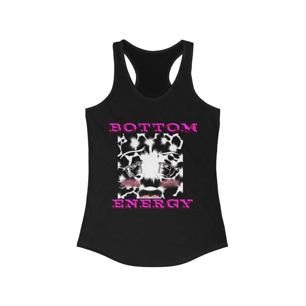 Bottom Energy Anime Face Racerback Tank
