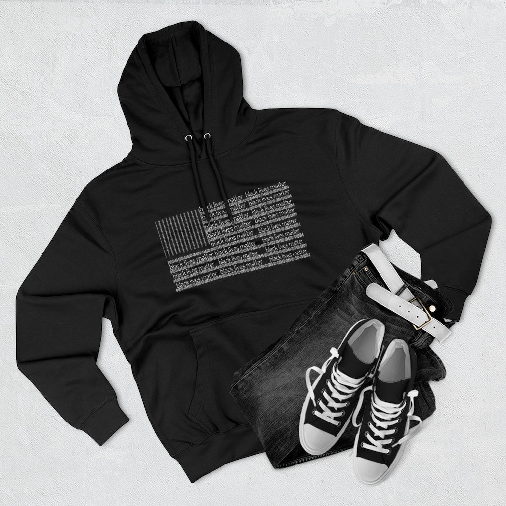 BLM Flag Pullover Hoodie