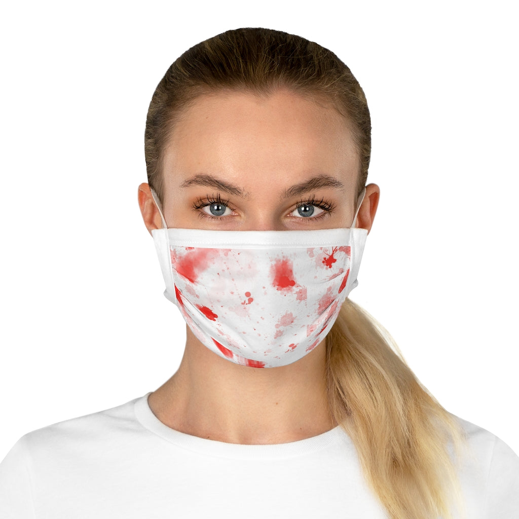 blood spatter Cotton Face Mask (EU)