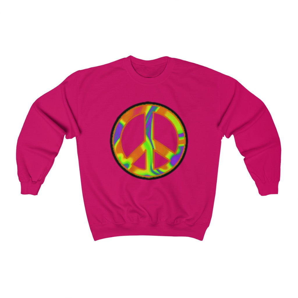 pixel peace sigil Crewneck Sweatshirt