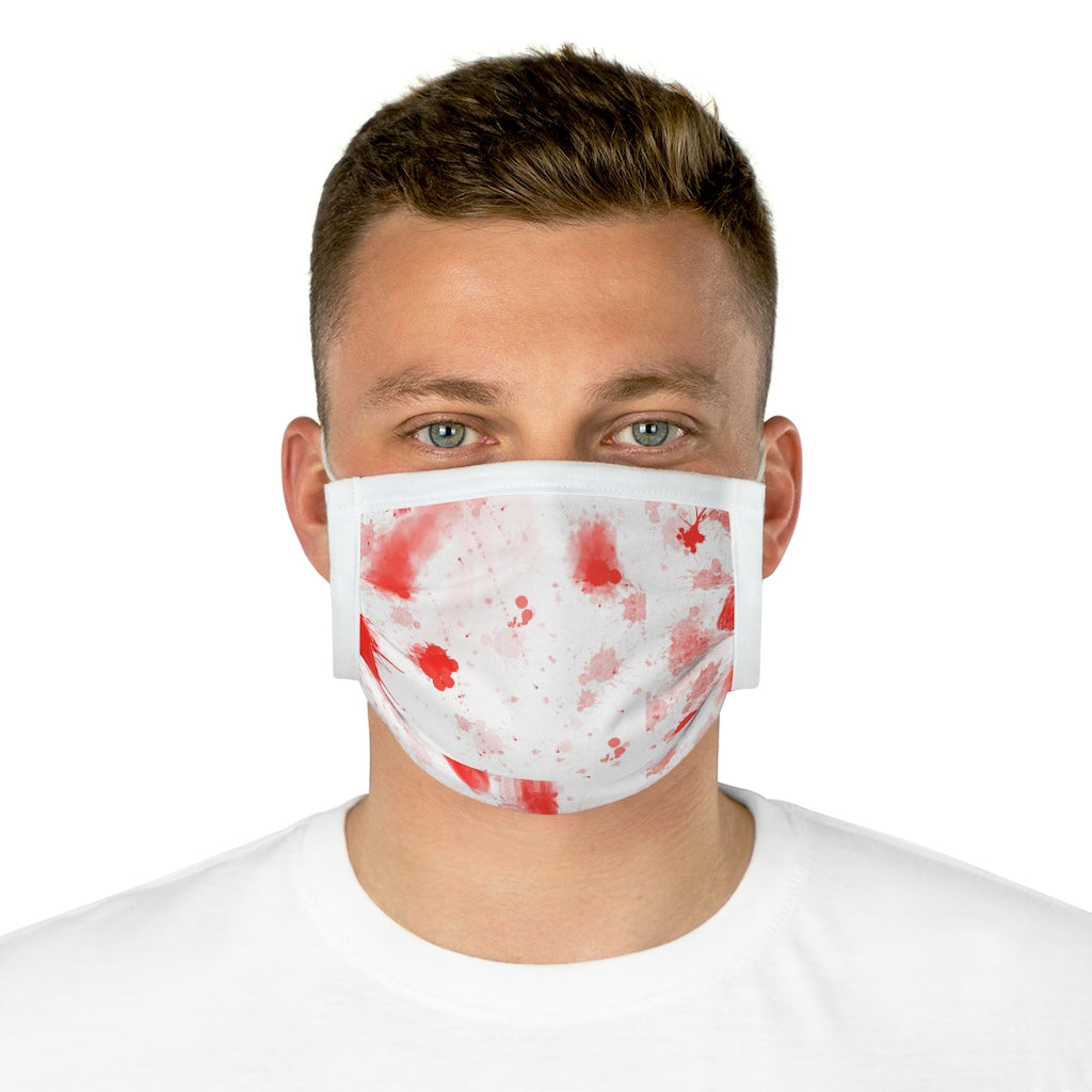 blood spatter Cotton Face Mask (EU)