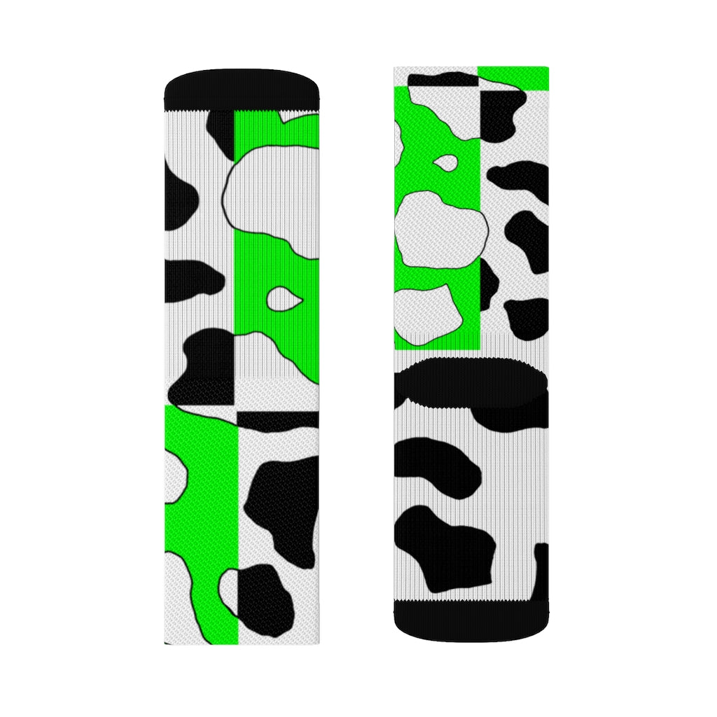 e-boy Green Cowboi Sublimation Socks