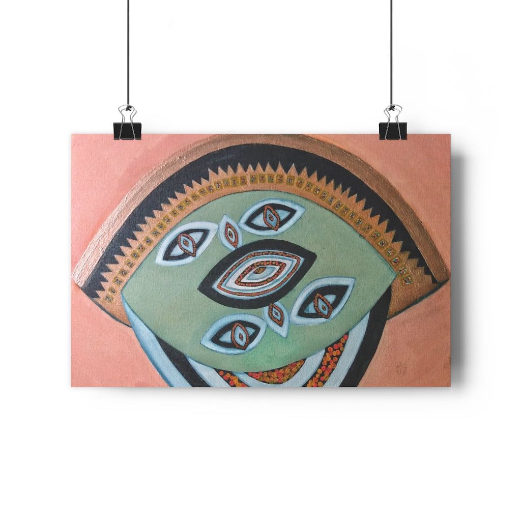 "The Eyes In Seven Windows" Giclée Art Print