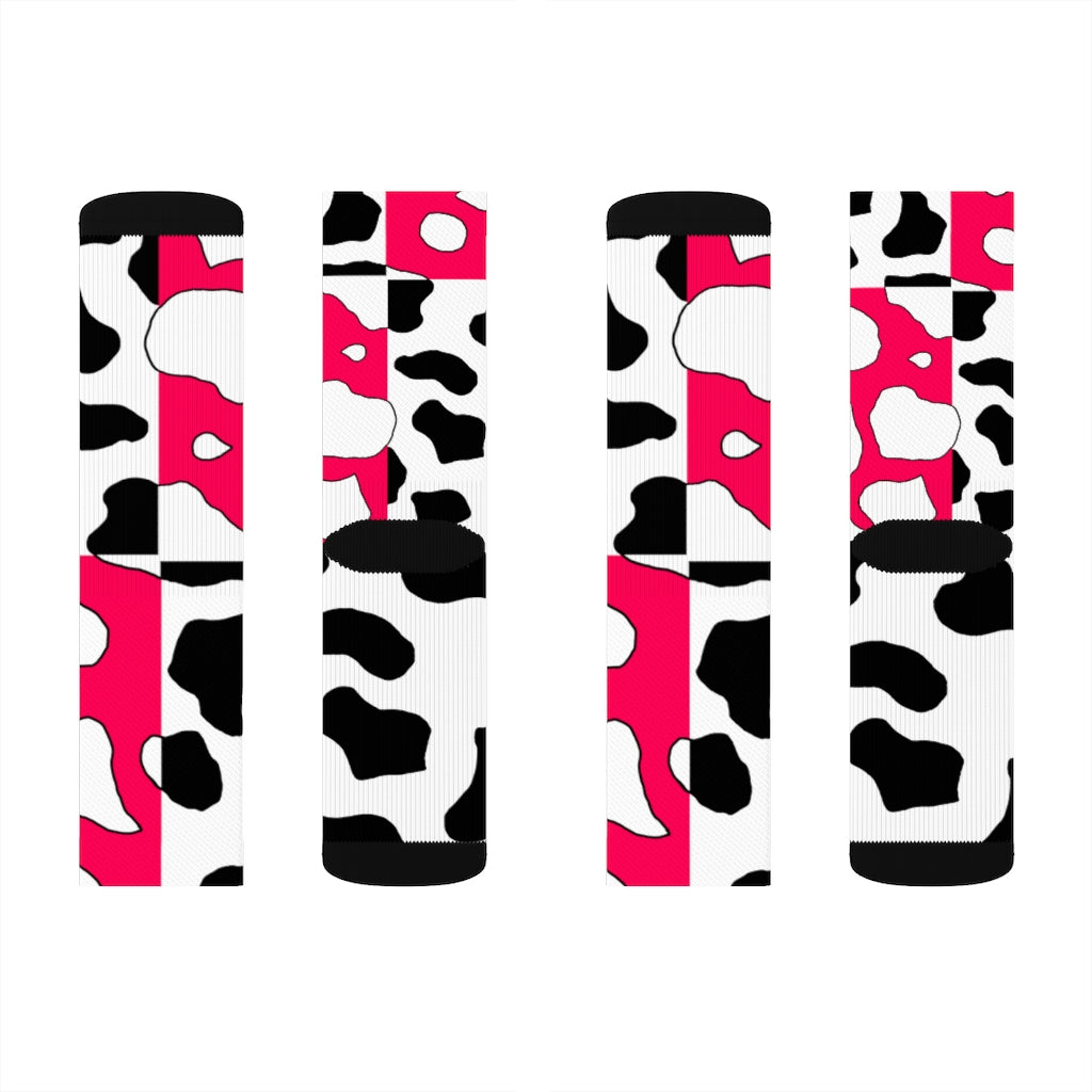 e-boi Pink Cowboi Sublimation Socks