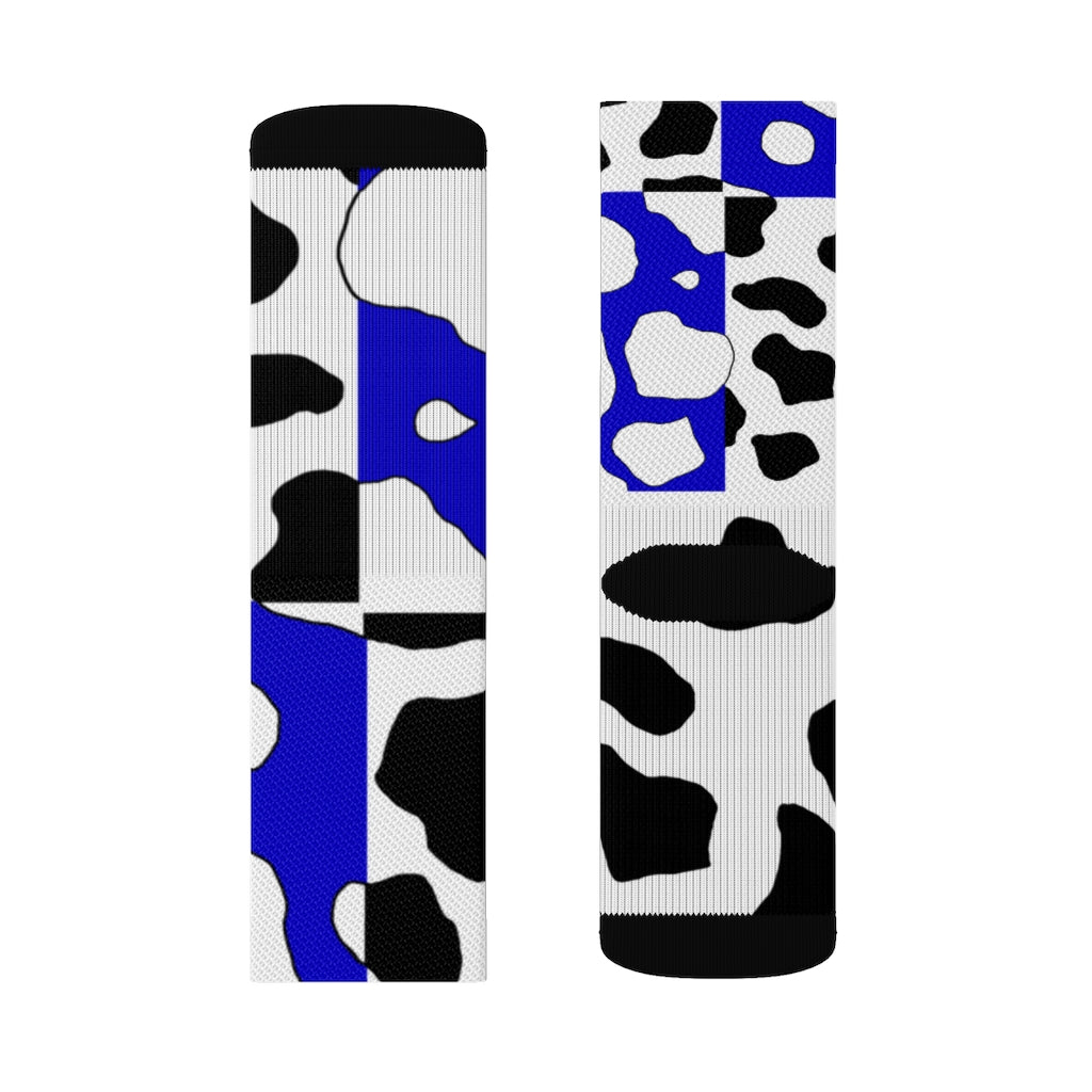 e-boy Blue Cowboi Sublimation Socks