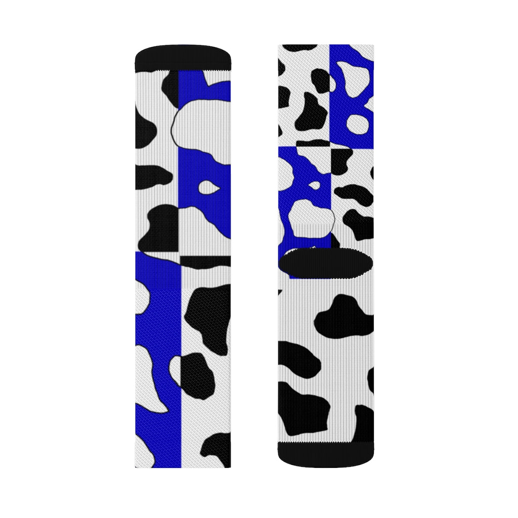 e-boy Blue Cowboi Sublimation Socks