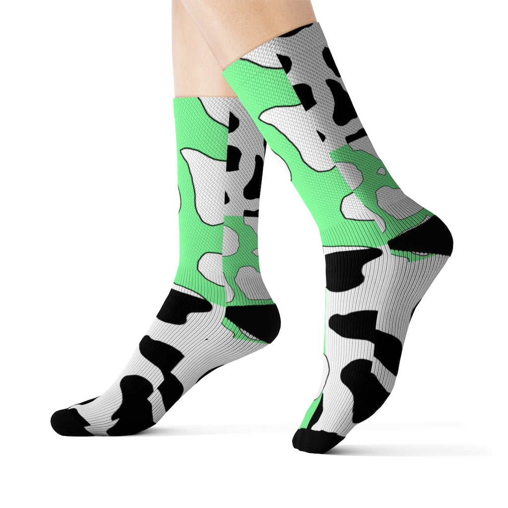 Softboi Green Cowboi Sublimation Socks