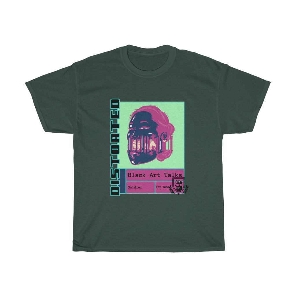 Black Art Talks (Distorted) Cotton Tee