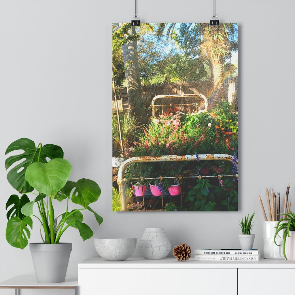 "Rainbow Over Garden Bed" Giclée Art Print
