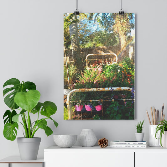 "Rainbow Over Garden Bed" Giclée Art Print
