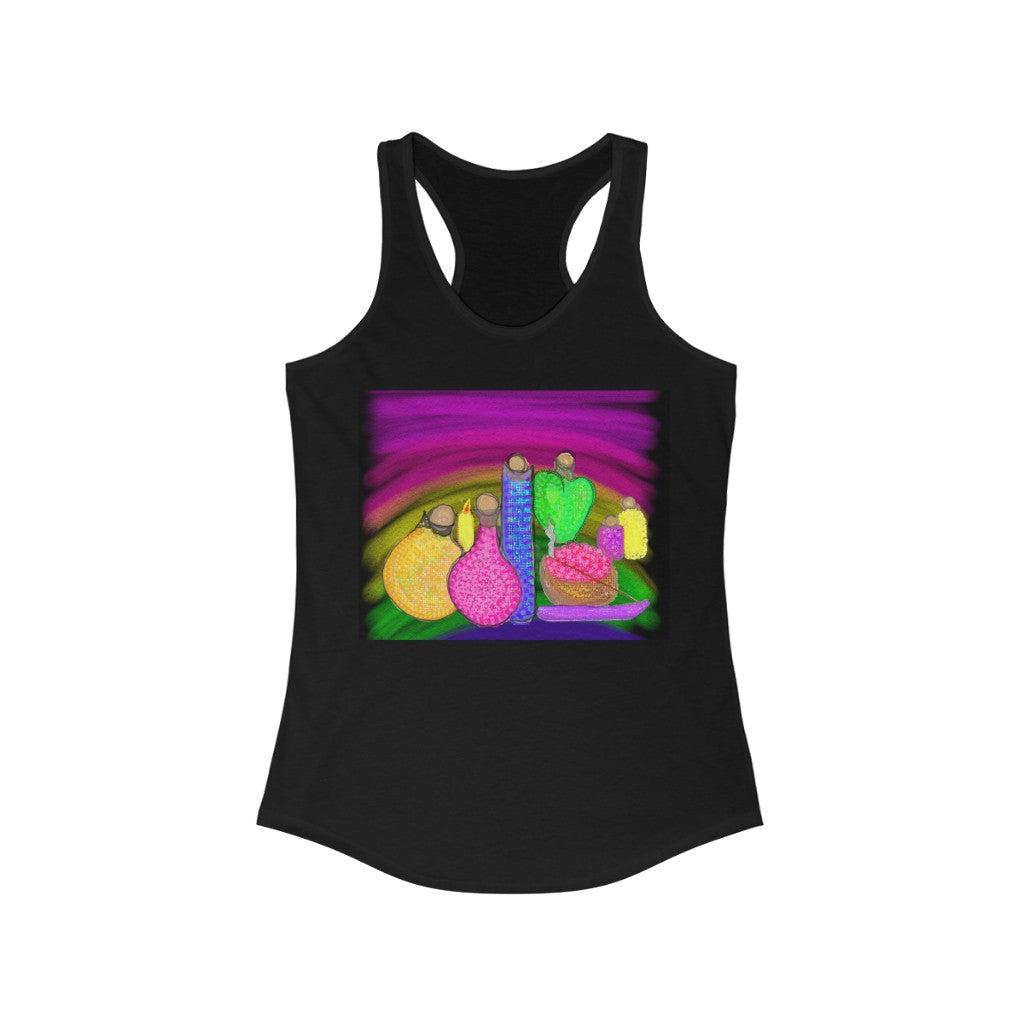 Crayon Potion Bottles Racerback Tank