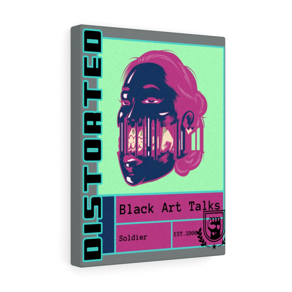 Black Art Talks Stretched Canvas