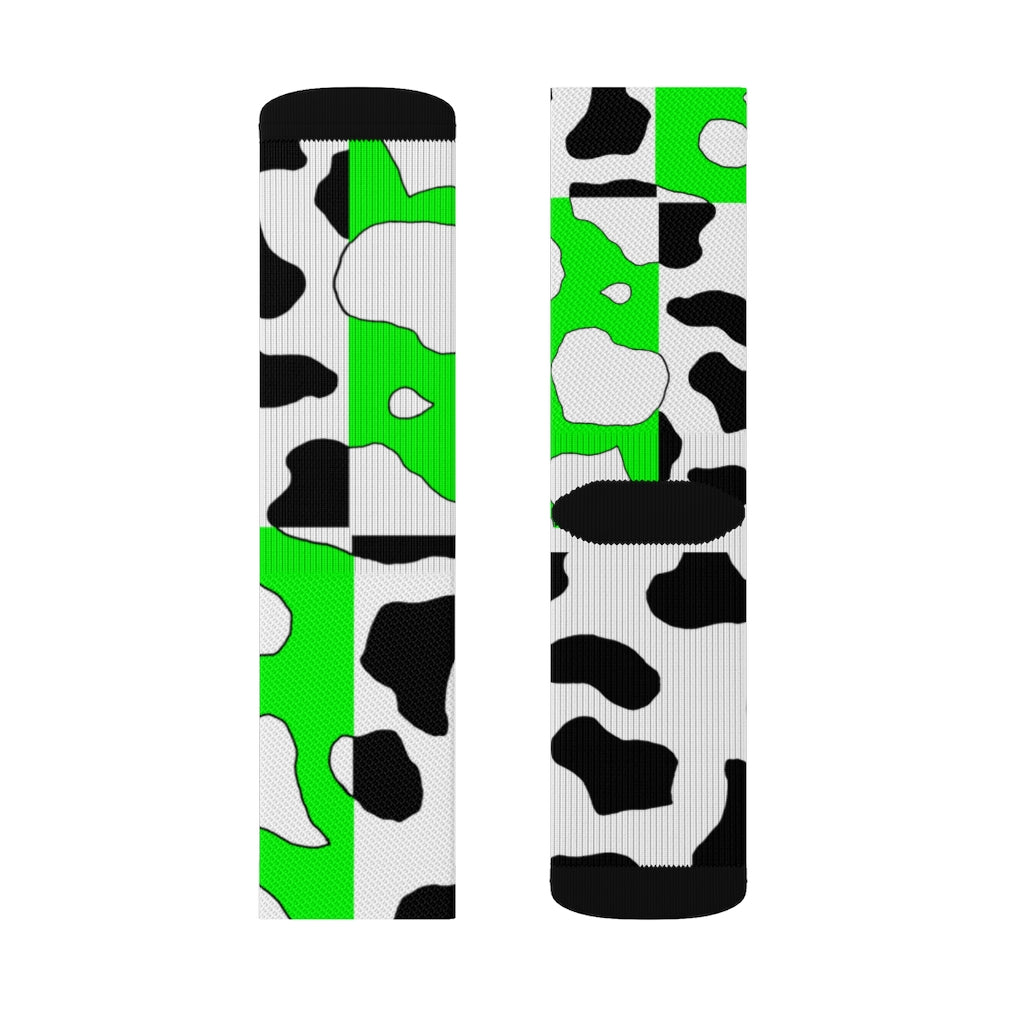 e-boy Green Cowboi Sublimation Socks