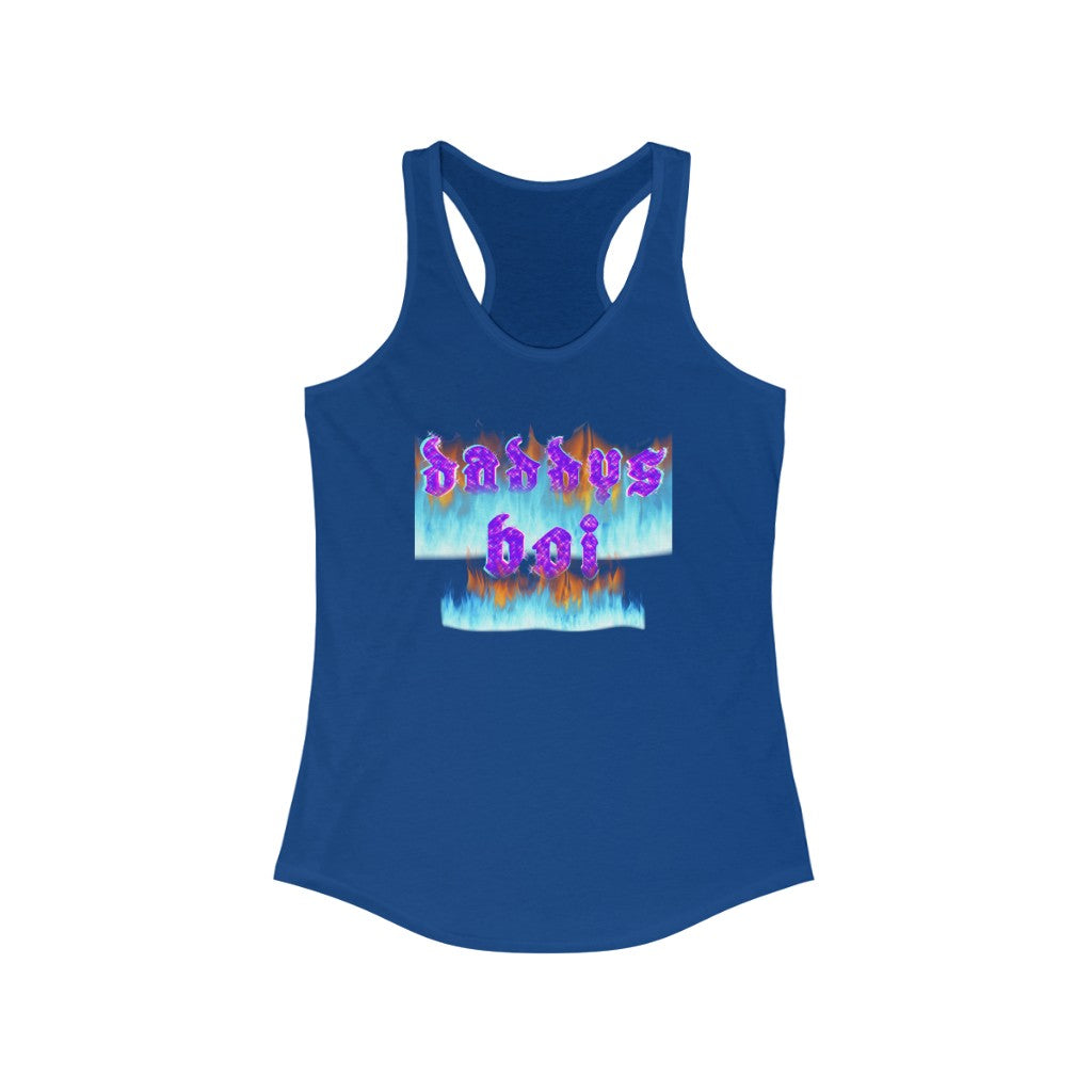 Daddys Boy hot Racerback Tank