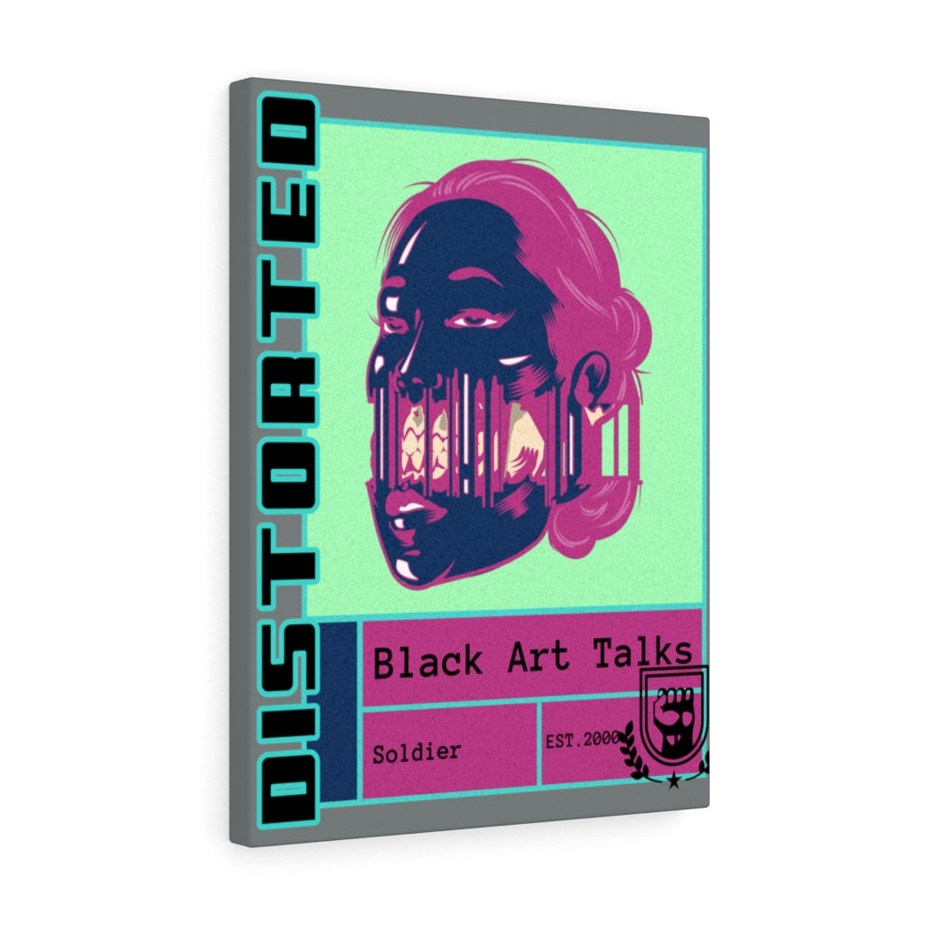 Black Art Talks Stretched Canvas