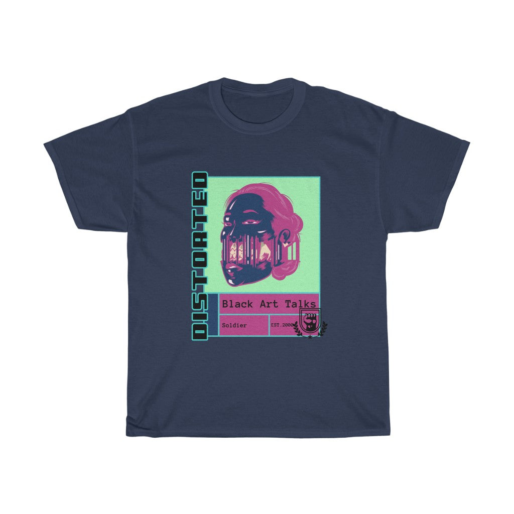 Black Art Talks (Distorted) Cotton Tee
