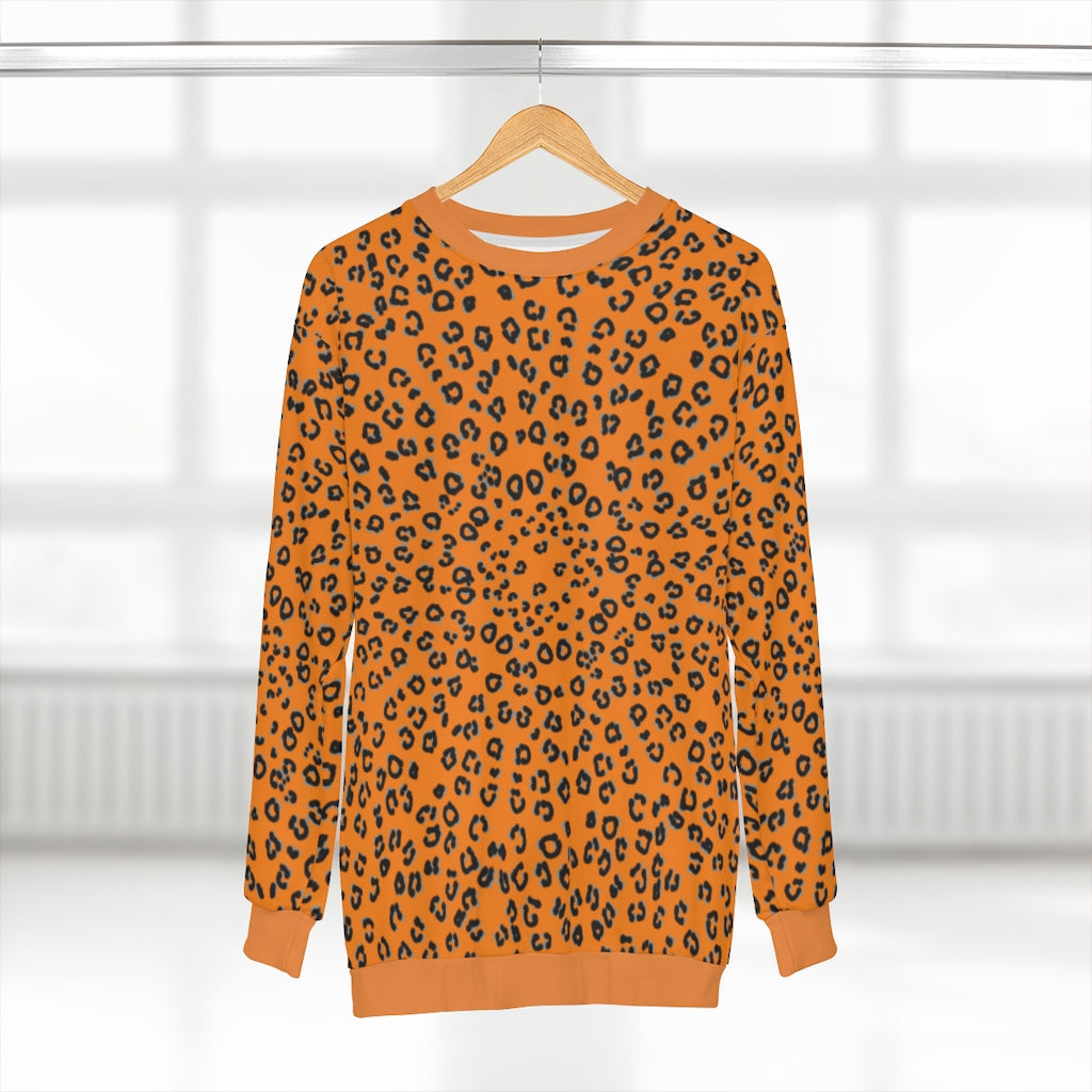 Orange Cheetah Sweatshirt