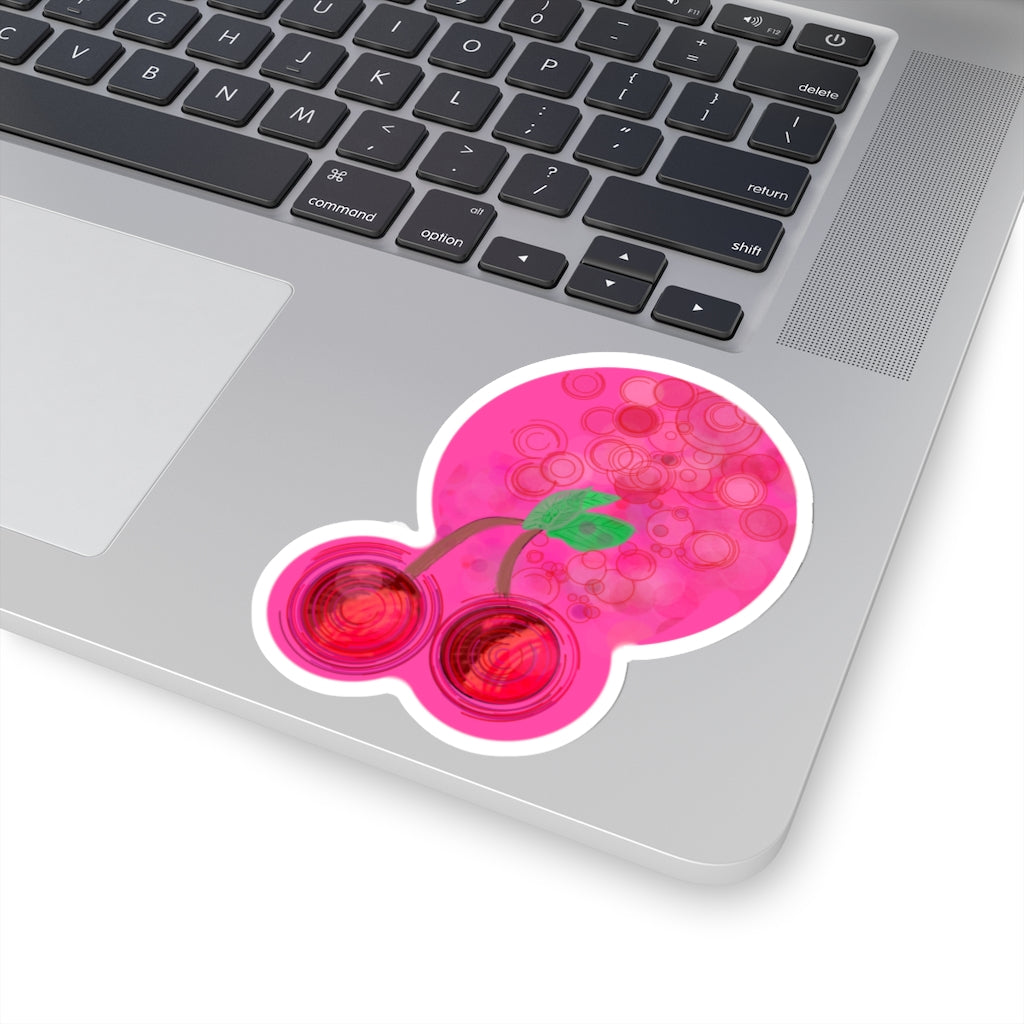 Cloud Nine Cherries Kiss-Cut Stickers