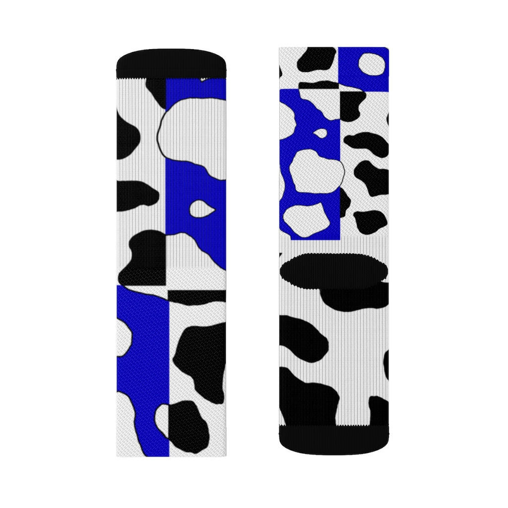 e-boy Blue Cowboi Sublimation Socks