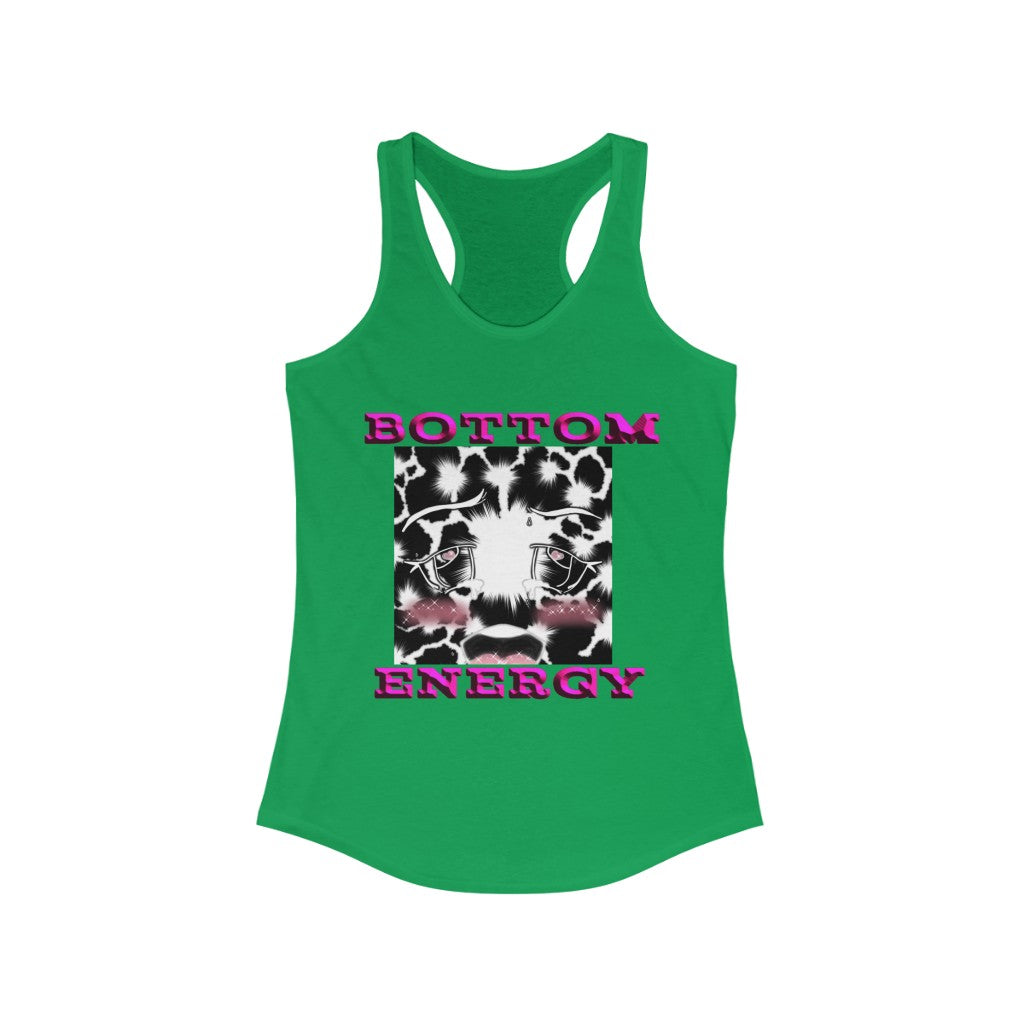 Bottom Energy Anime Face Racerback Tank
