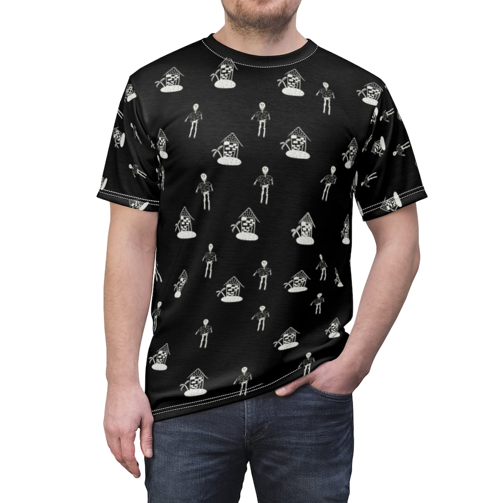 hawaiian skeleton Tee