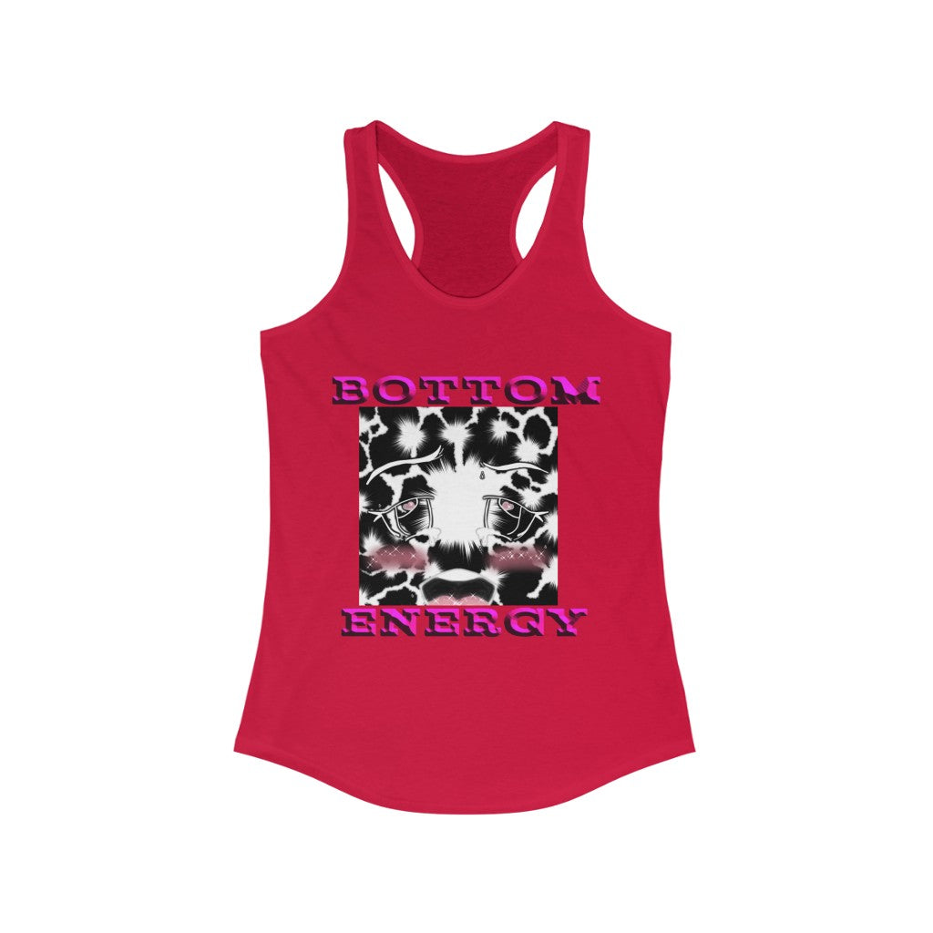 Bottom Energy Anime Face Racerback Tank