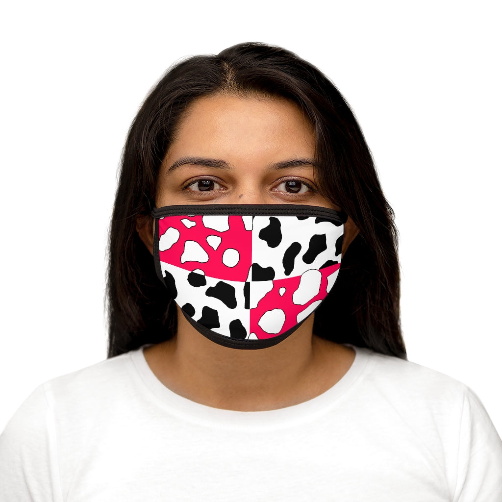 e-boy Pink Cowboi Mixed-Fabric Face Mask