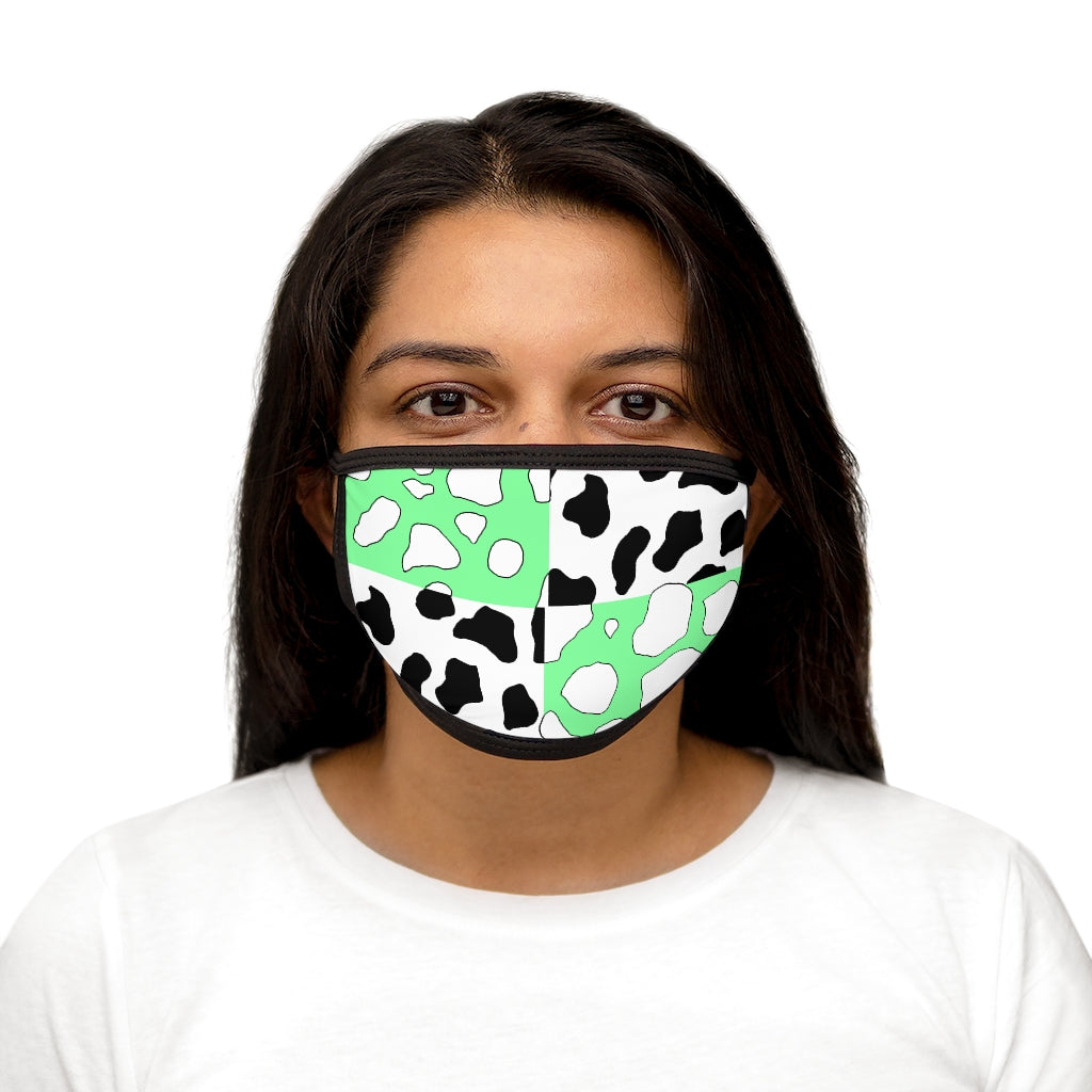 Softboi Green Cowboi Mixed-Fabric Face Mask